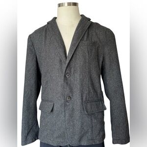 Tweed Wool-Blend Blazer for Men in L